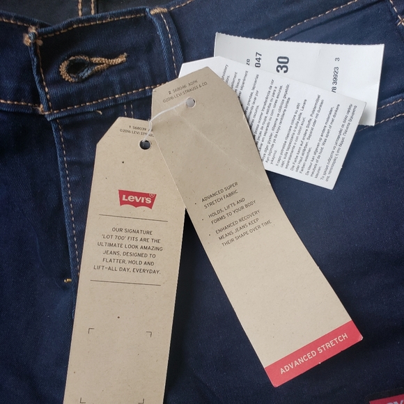 Levi's 710 Super Skinny Mid Rise 28x30 - Picture 10 of 12